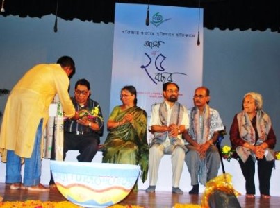 Receiving an Honorary accolade for his contribution on 25 years of ASK celebrations