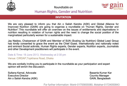 19 June 2.00 - 6.00pm CIRDAP