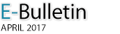 E-bulletin, April 2017