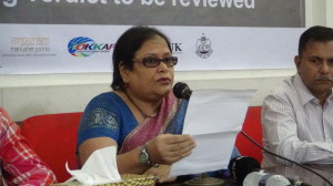 Sheepa Hafiza, Reading the Statement on behalf of the National Alliance for Migrant Rights, Bangladesh