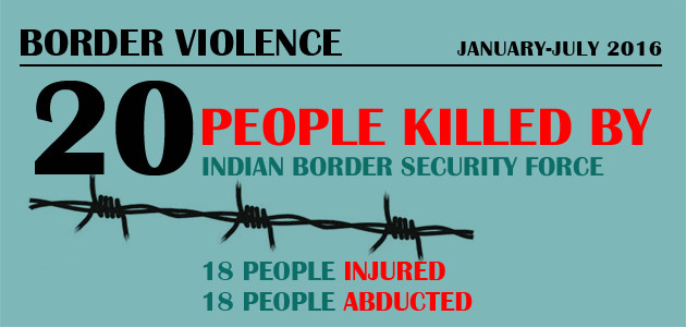 Border Violence : January-July 2016