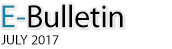 E-bulletin, July 2017