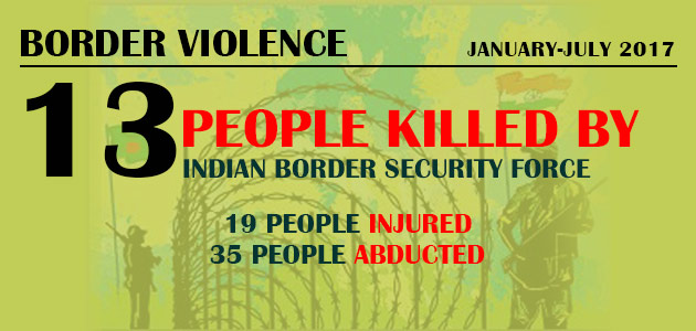 Border Violence : January-July 2017