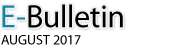 E-bulletin, August 2017