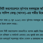 Eviction operation at Dhaka City Corporations