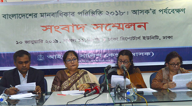 Human Rights Situation in Bangladesh, 2018