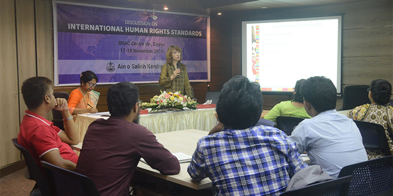 Session on 'Sustainable Development Goals and Human Rights' by Heike Alefson, Senior Human Rights Advisor, UNRCO