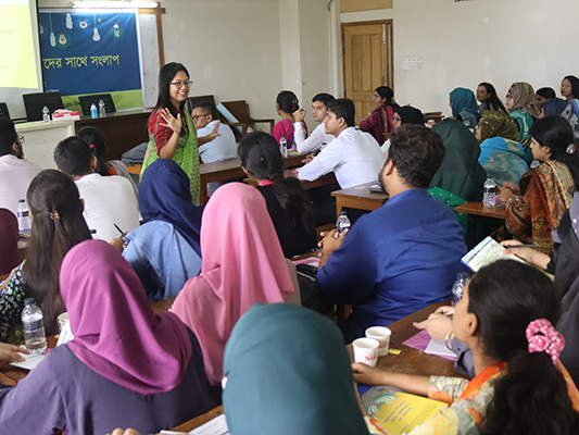 Conducting session on the UPR and Bangladesh